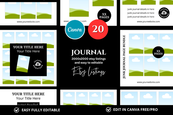 20 Journal Etsy Mockup: A Strategic Tool for Digital Sellers Who Value Clarity, Consistency, and Time