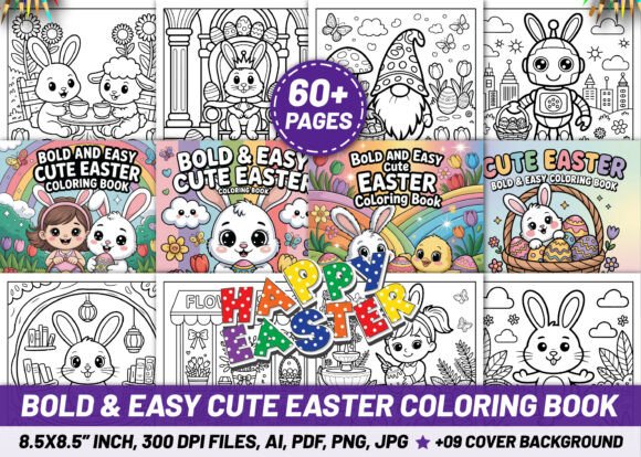 Cute Easter Bold and Easy Coloring Pages: A Practical Guide for Creators and Educators