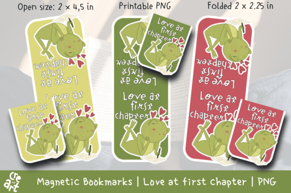 Love at First Chapter Magnetic Bookmarks