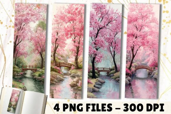 Pink Cherry Blossom Tree River Bookmark: A Thoughtful Digital Asset for Modern Creators and Marketers