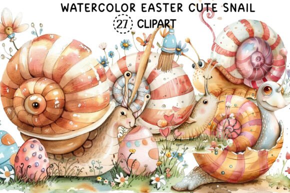 Watercolor Easter Cute Snail Clipart: A Practical Guide for Designers and Crafters